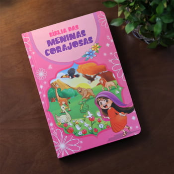 BÍBLIA DAS MENINAS CORAJOSAS NVA FULL COLOR - ROSA