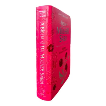 Bíblia de Estudo Mulher Sábia - ARC Full Color C/Harpa Tulipa Pink