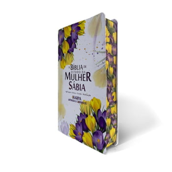 BOX BÍBLIA DE ESTUDO DA MULHER SÁBIA + LIVRO MULHERES DA BÍBLIA - BUQUÊ TULIPAS