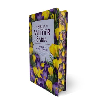 BOX BÍBLIA DE ESTUDO DA MULHER SÁBIA + LIVRO MULHERES DA BÍBLIA - JARDIM TULIPAS