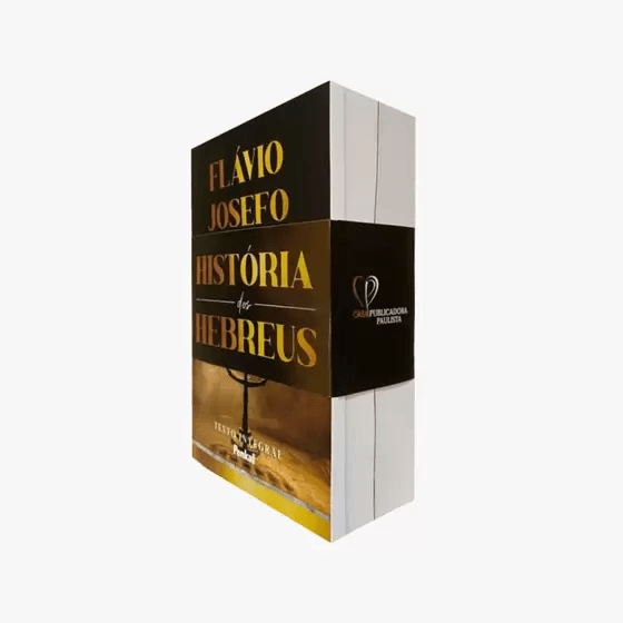 BOX COM 3 LIVROS A HISTORIA DOS HEBREUS FLÁVIO JOSEFO - BROCHURA