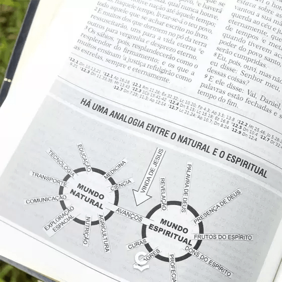 BÍBLIA BATALHA ESPIRITUAL E VITÓRIA FINANCEIRA PRETA FLORAL