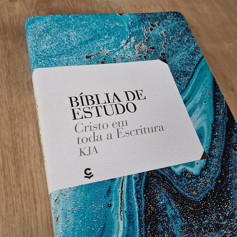 BÍBLIA DE ESTUDO CRISTO EM TODA A ESCRITURA | KJA| AZUL