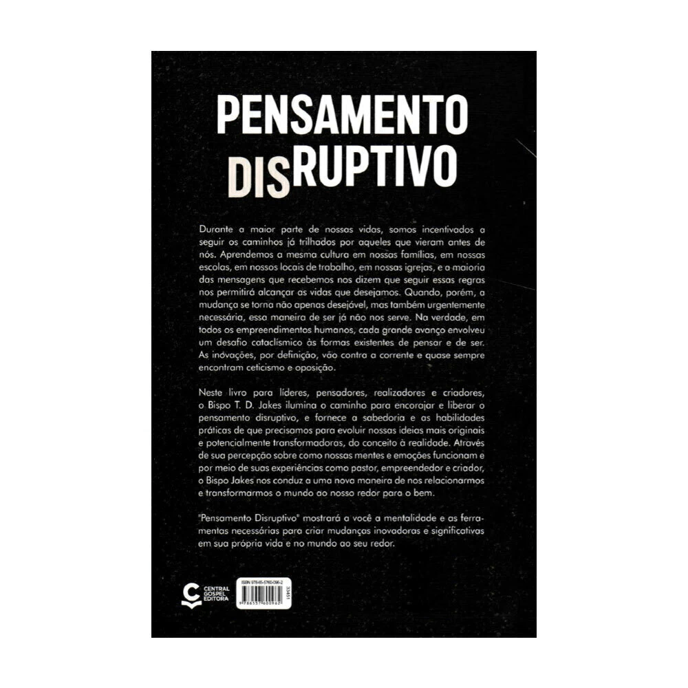 PENSAMENTO DISRUPTIVO - T.D. JAKES