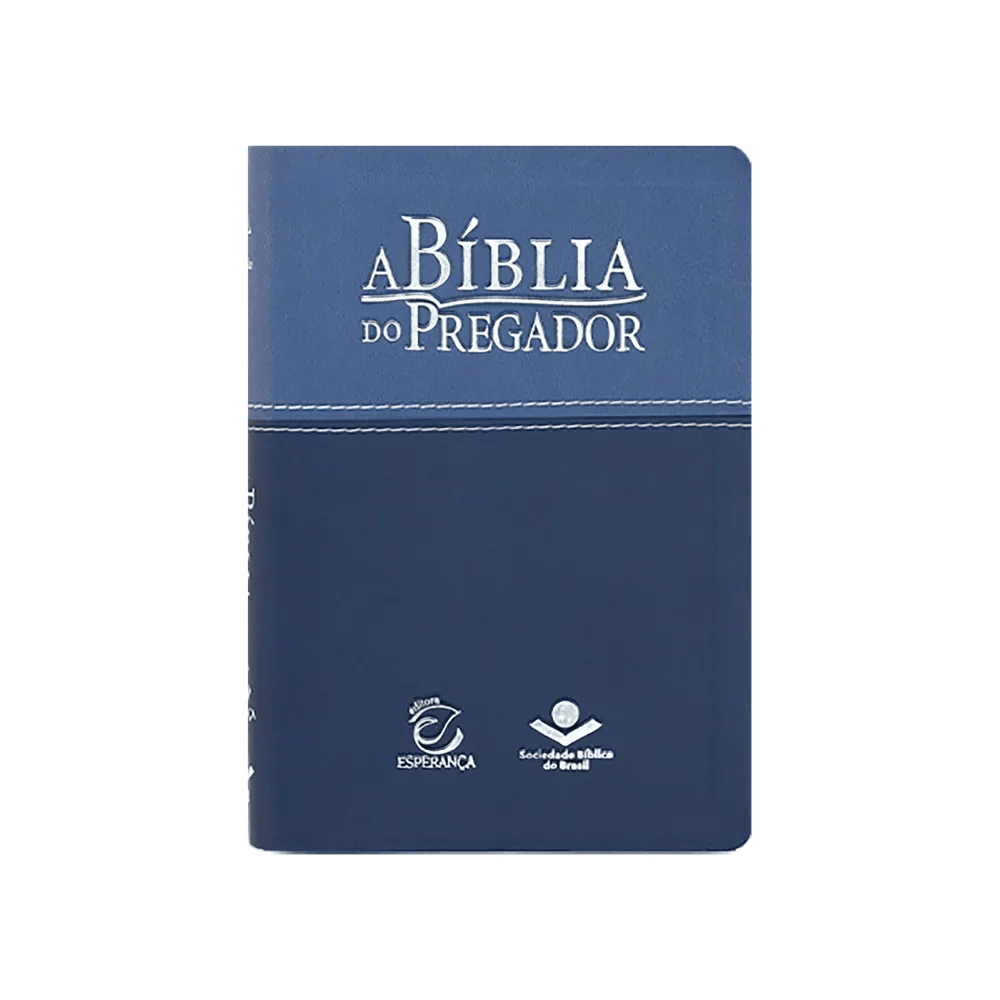 A BÍBLIA DO PREGADOR - 6 - RC - CAPA AZUL CLARO/ESCURO