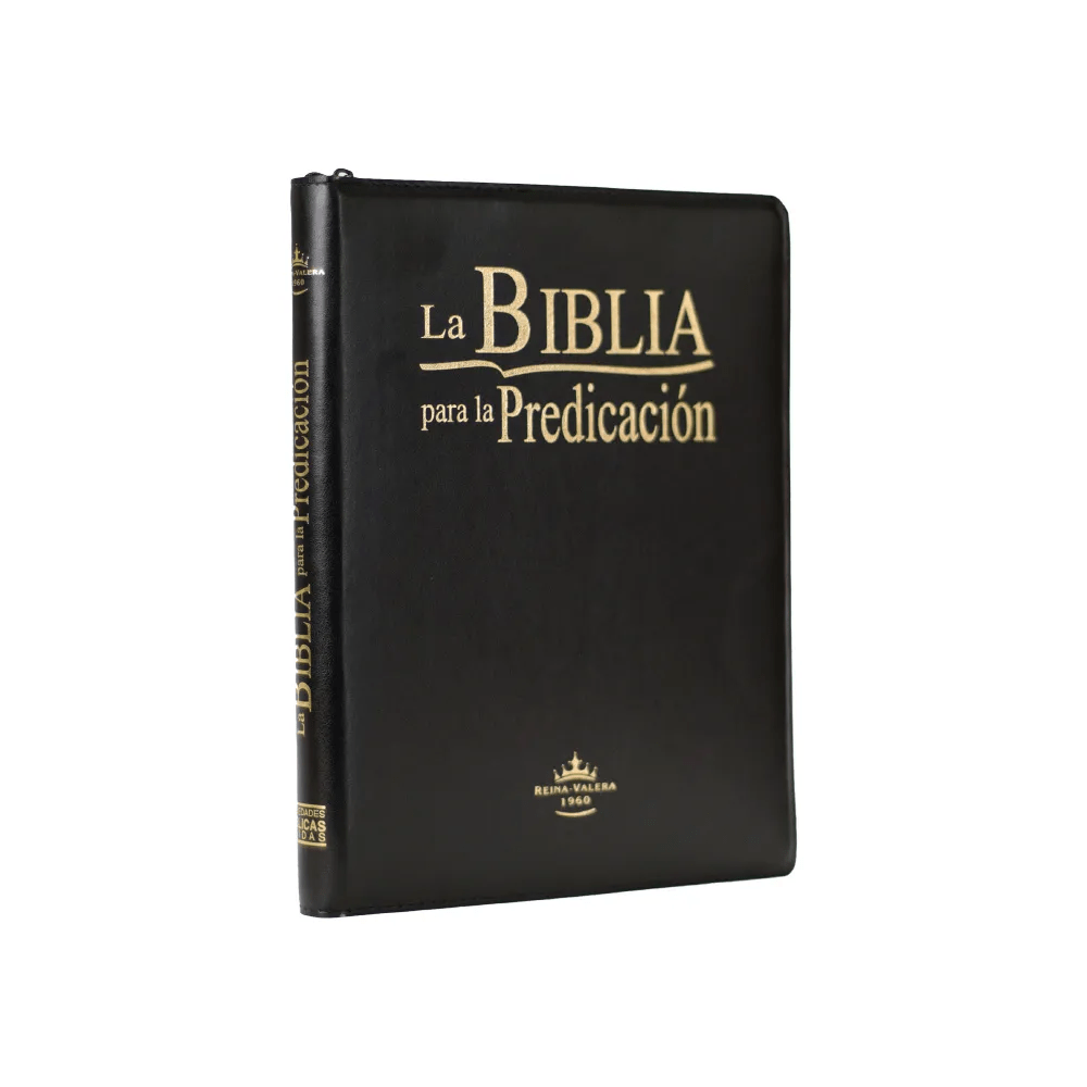 LA BIBLIA PARA LA PREDICACIÓN 8 - RV - CAPA PRETA (ZÍPER)