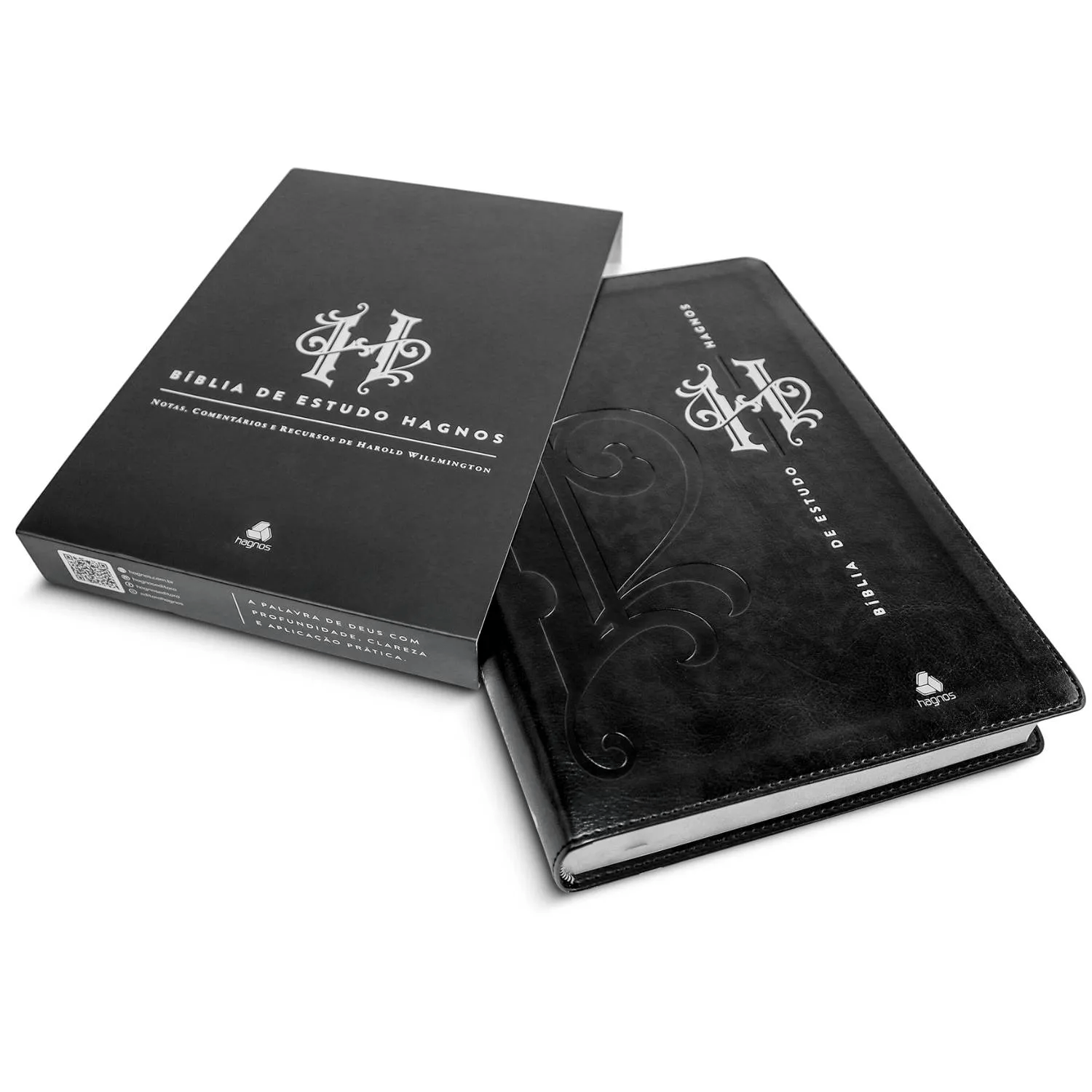 BÍBLIA DE ESTUDO HAGNOS - NOTAS, COMENTÁRIOS E RECURSOS DE HAROLD WILLMINGTON - PRETA