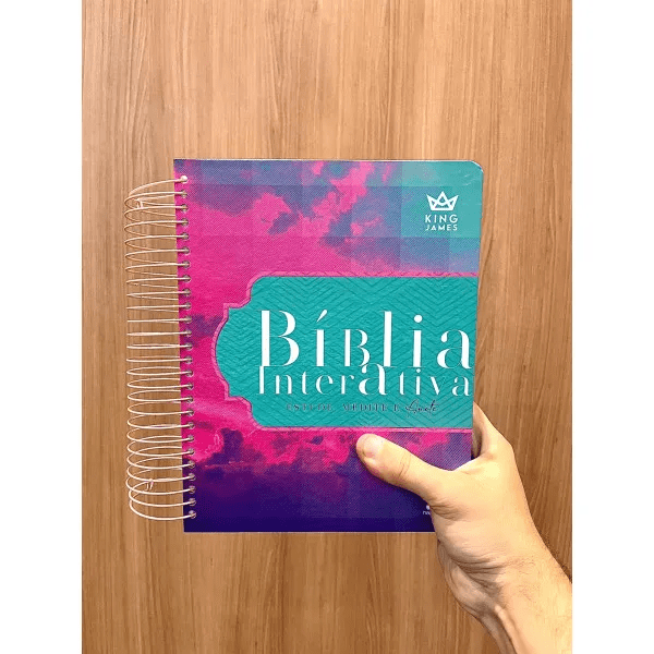 BÍBLIA INTERATIVA ESTUDE, MEDITE E ANOTE - MODELO FIRMAMENTO - KING JAMES