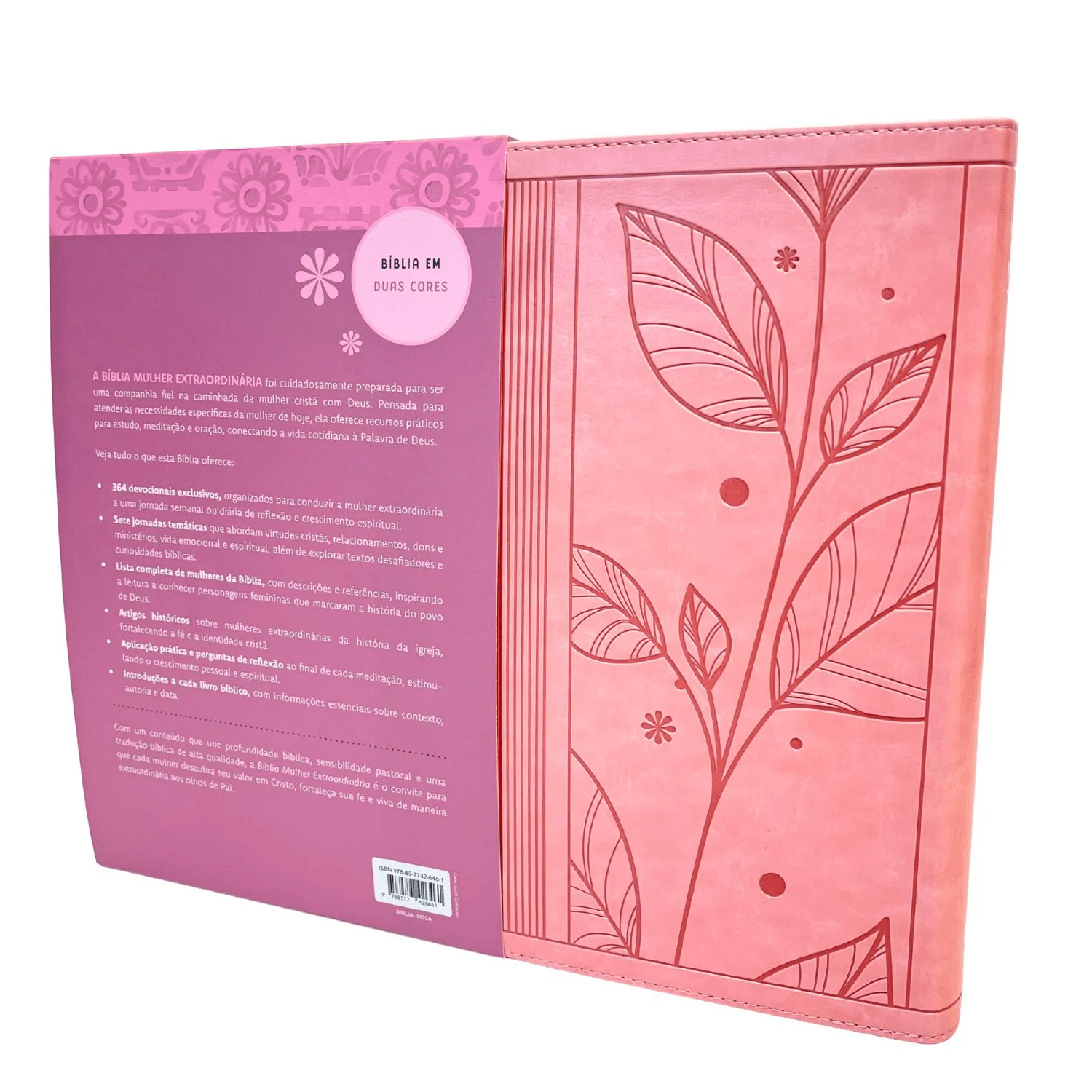 BÍBLIA MULHER EXTRAORDINÁRIA - ESTUDO, MEDITAÇÃO E ORAÇÃO - ROSA