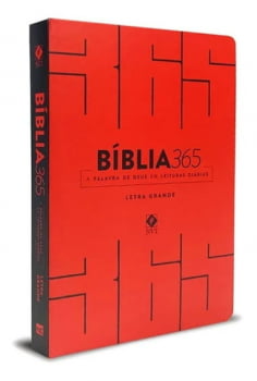 BIBLIA 365 LETRA GRANDE - VERMELHA