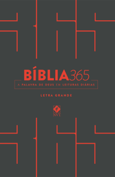 BIBLIA 365 LETRA GRANDE - CINZA