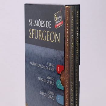 BOX 1 – SERMÕES DE SPURGEON – 3 LIVROS