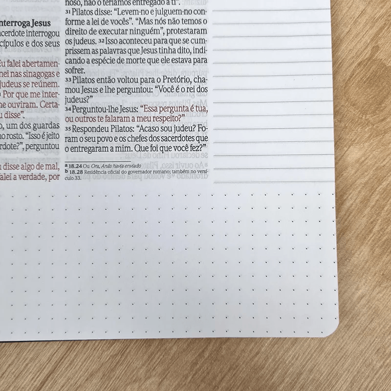 BÍBLIA ANOTE ESPIRAL PÚRPURA | NVI | LETRA GRANDE | COM ESPAÇO PARA ANOTAÇÕES