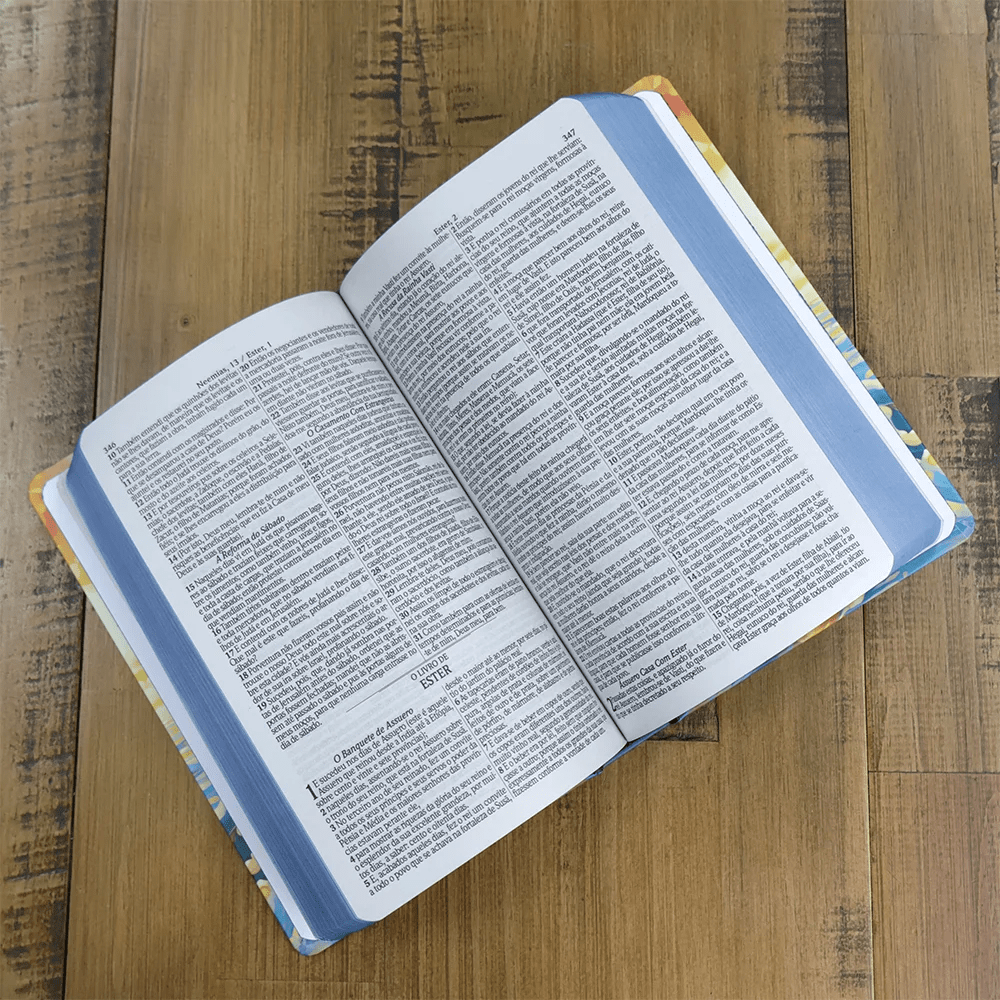 BÍBLIA LEÃO SUNSET - ARC - LETRA GRANDE - CAPA DURA - HARPA AVIVADA E CORINHOS