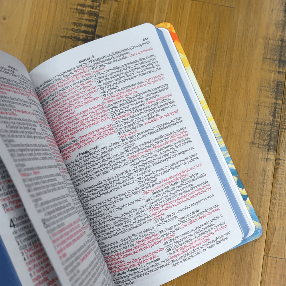 BÍBLIA LEÃO SUNSET - ARC - LETRA GRANDE - CAPA DURA - HARPA AVIVADA E CORINHOS