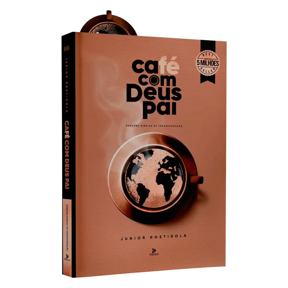 CAFÉ COM DEUS PAI 2025 | PORÇÕES DIÁRIAS DE TRANSFORMAÇÃO | JUNIOR ROSTIROLA