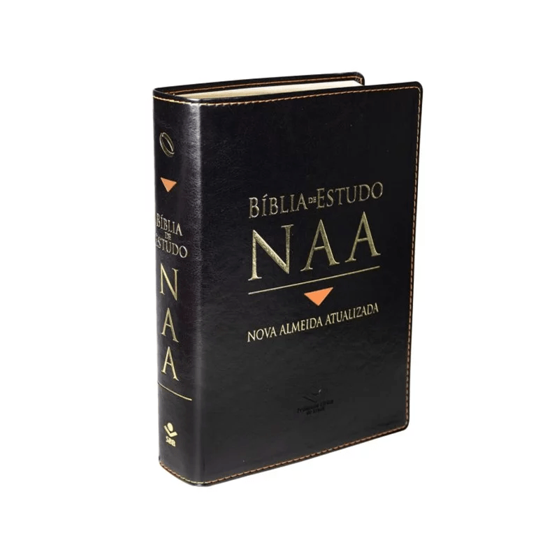 BÍBLIA DE ESTUDO NAA | LETRA NORMAL | CAPA LUXO PRETA