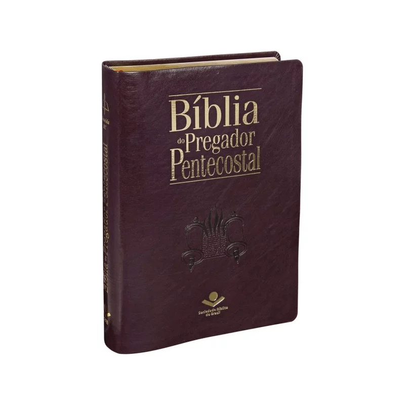 BÍBLIA DO PREGADOR PENTECOSTAL | LETRA NORMAL | ARC | CAPA VINHO NOBRE C/ ÍNDICE