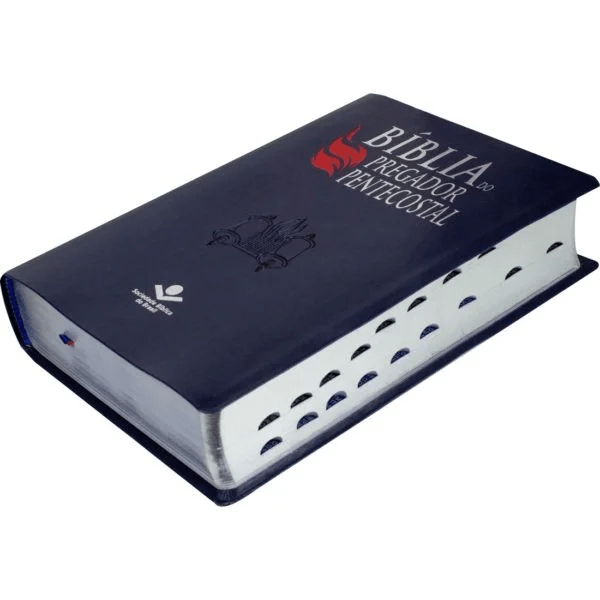 BÍBLIA DO PREGADOR PENTECOSTAL - NAA - ÍNDICE - AZUL NOBRE - C/ ÍNDICE