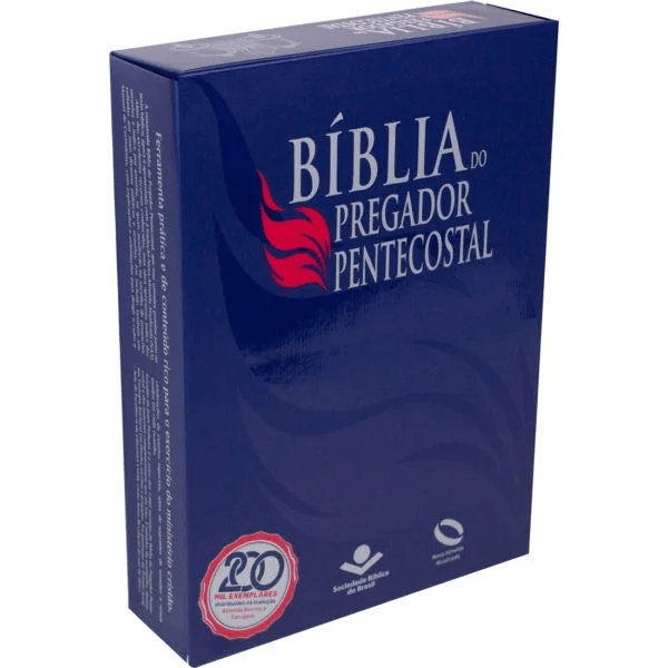 BÍBLIA DO PREGADOR PENTECOSTAL - NAA - ÍNDICE - AZUL NOBRE - C/ ÍNDICE