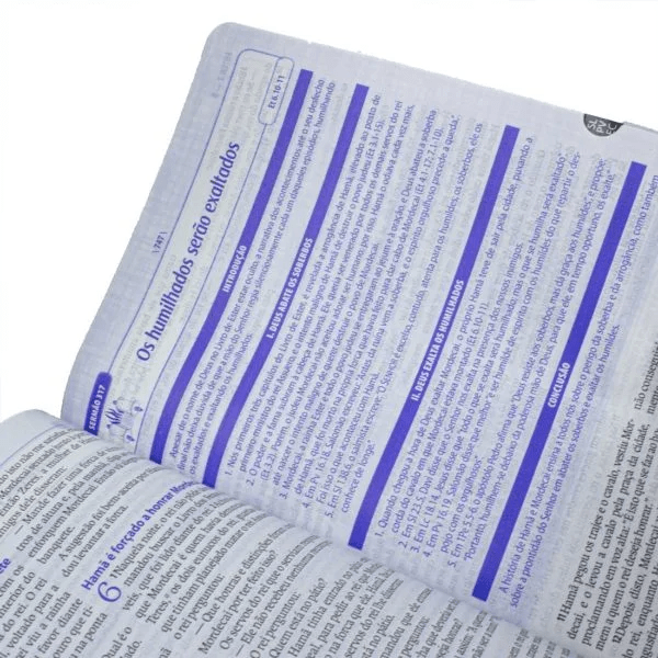 BÍBLIA DO PREGADOR PENTECOSTAL - NAA - ÍNDICE - AZUL NOBRE - C/ ÍNDICE