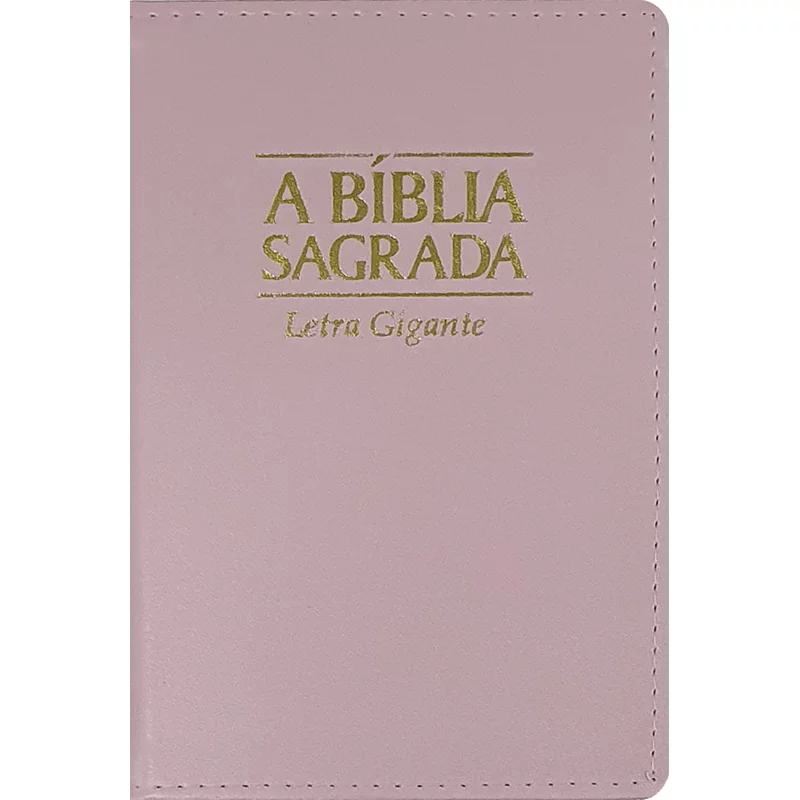 A BÍBLIA SAGRADA | ACF | LETRA GIGANTE | CAPA LUXO ROSA