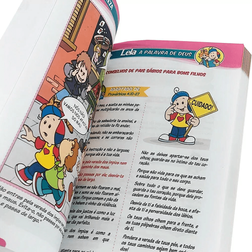 BÍBLIA DE PRINCÍPIOS E VALORES -PALABRITAS CAPA FLEXÍVEL