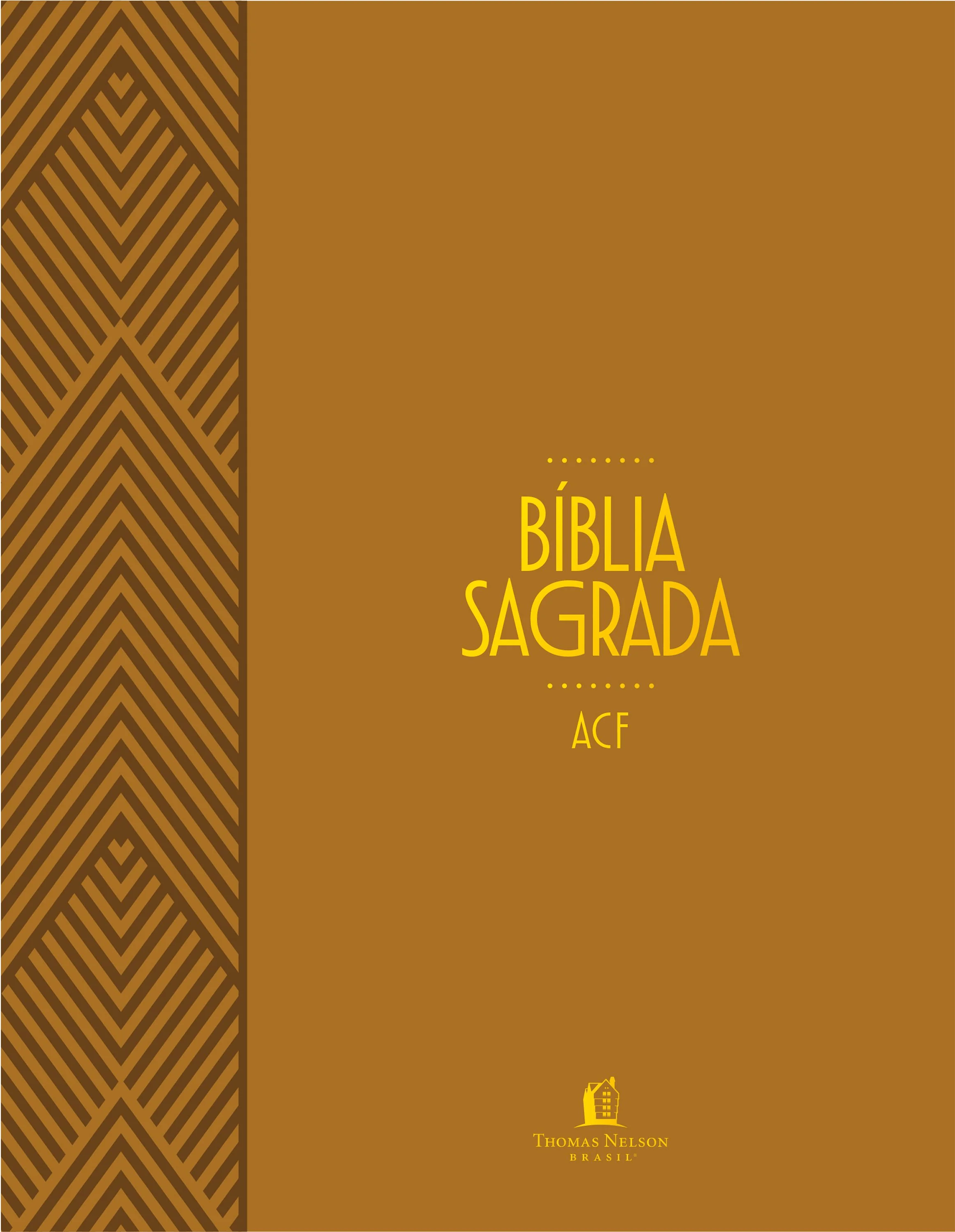 BÍBLIA ACF COM ESPAÇO PARA ANOTAÇÕES, COURO-SOFT MARROM, LEITURA PERFEITA