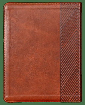 BÍBLIA ACF COM ESPAÇO PARA ANOTAÇÕES, COURO-SOFT MARROM, LEITURA PERFEITA