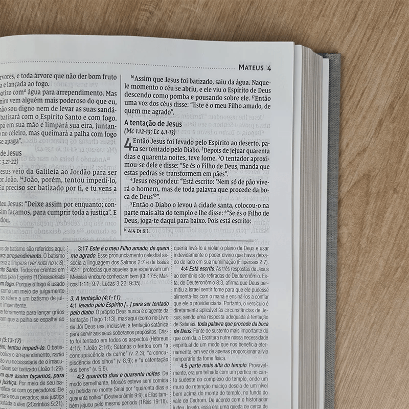 BÍBLIA DE ESTUDO MACARTHUR, NVI, CAPA DURA, TECIDO, LEITURA PERFEITA