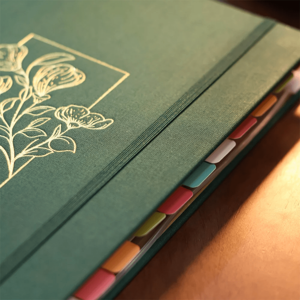 MEU PLANO PERFEITO, PLANNER SEM DATA, CAPA VERDE TECIDO SOBRE CAPA DURA | PLANNER 2026