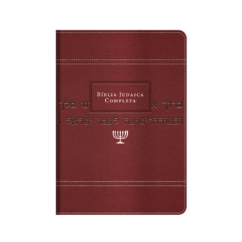 BÍBLIA JUDAICA COMPLETA - CAPA VINHO