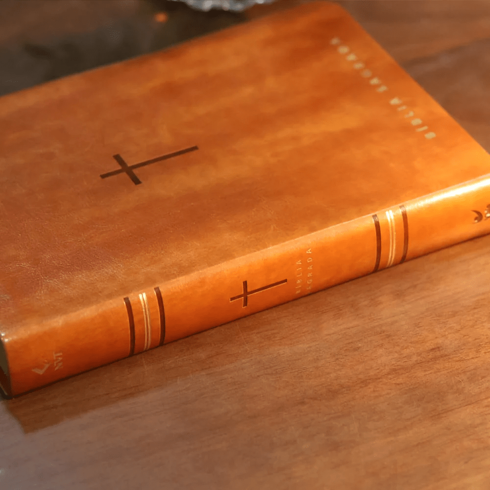 BIBLIA SAGRADA NVT LETRA GIGANTE CARAMELO