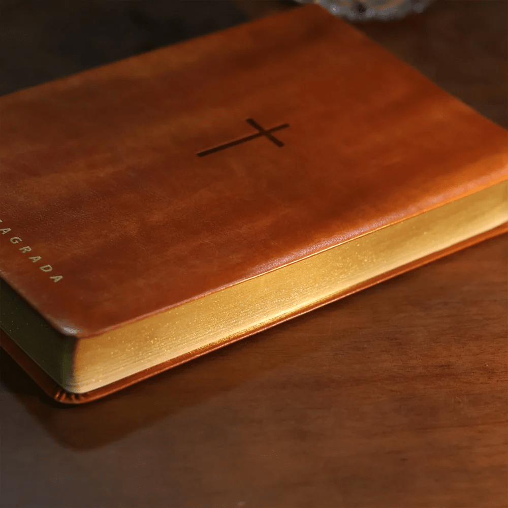 BIBLIA SAGRADA NVT LETRA GIGANTE CARAMELO