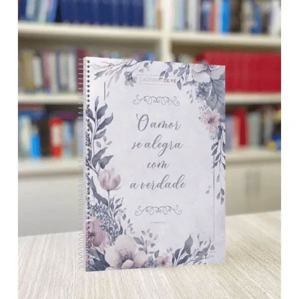 CADERNO DE FÉ - FLORAL