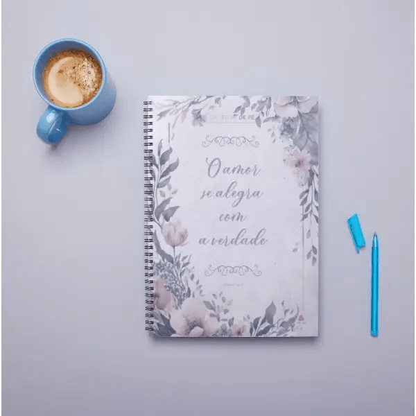 CADERNO DE FÉ - FLORAL